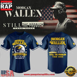 2026 Still The Problem Tour Michigan Wolverines x Morgan Wallen Baseball Jersey Shirt