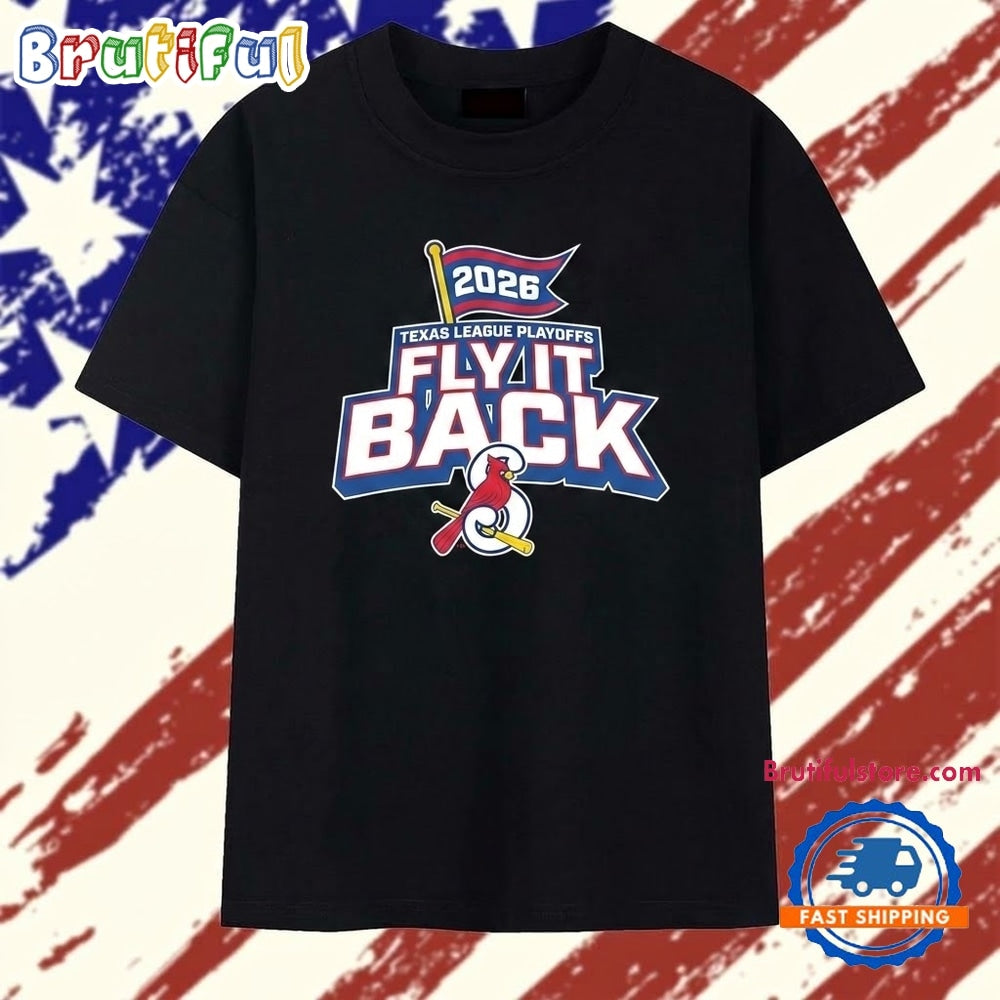 2026 Texas League Playoffs Fly It Back Springfield Cardinals T Shirt