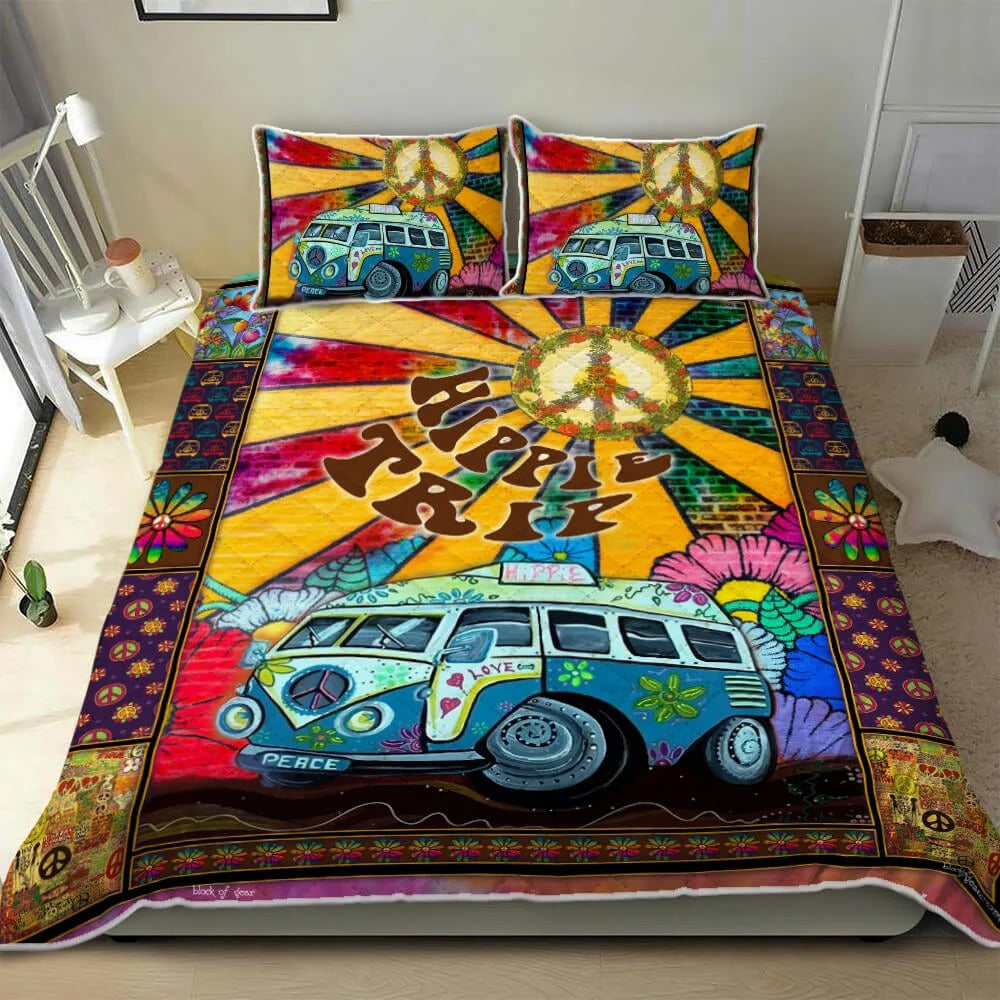 Hippie Quilt Bedding Set - Free Spirit Everyday Bedding