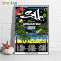 311 Band The Unity Tour 2024 Wall Art Poster Canvas
