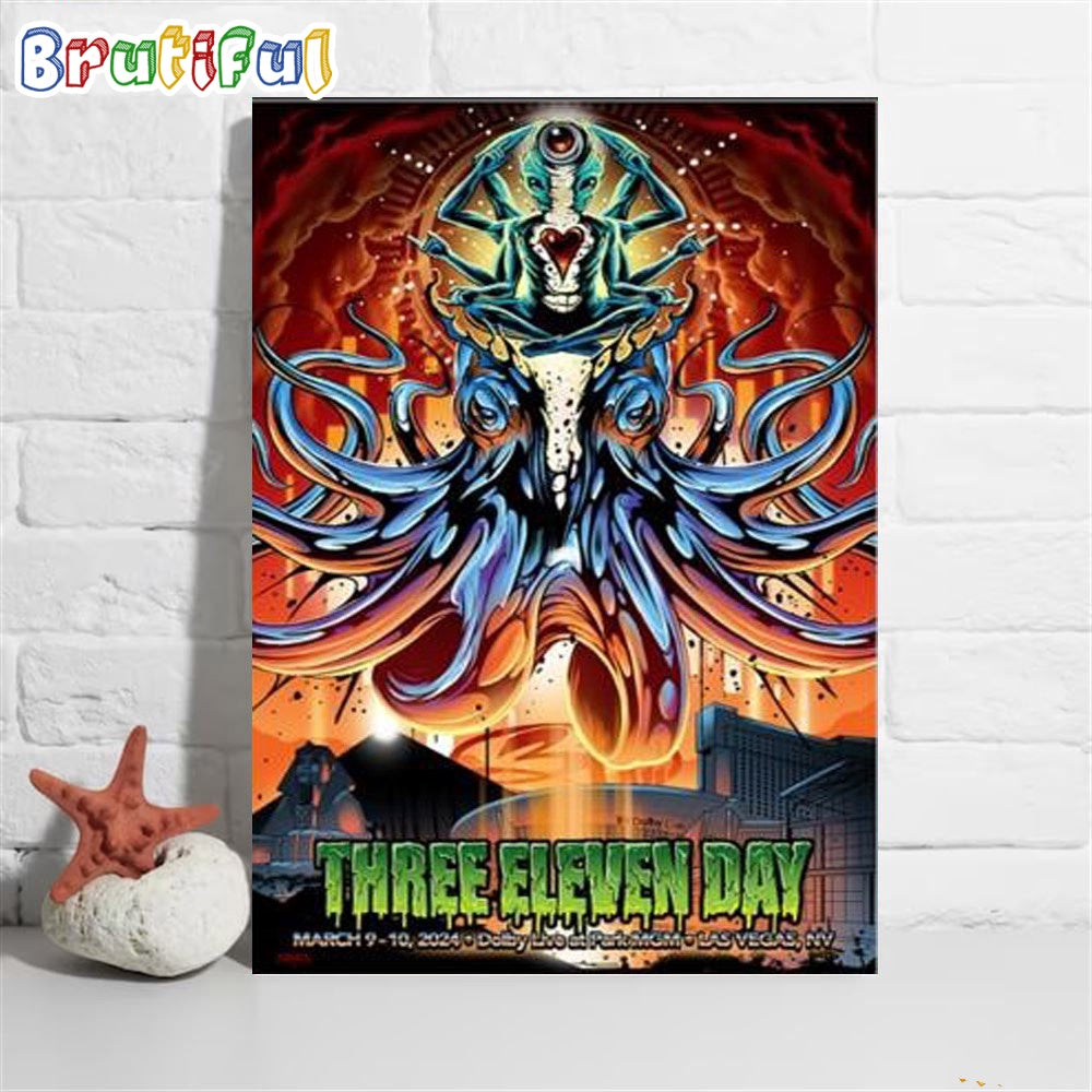 311 Dolby Live At Park Mgm Las Vegas Nv March 2024 Wall Art Poster Canvas