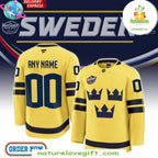 Sweden Ice Hockey Jersey 2026 4 Nation Face-Off