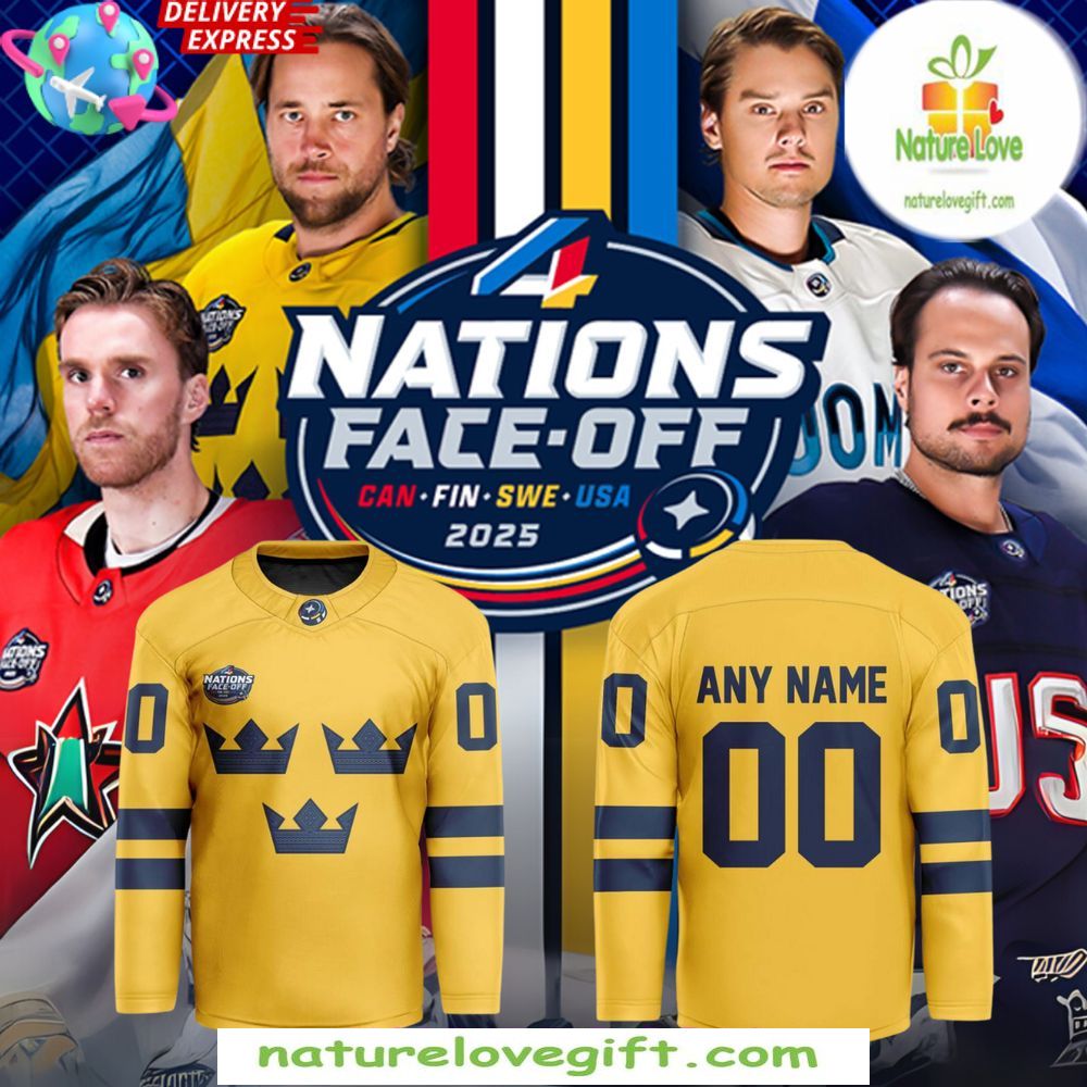 Swedish Team Hockey Jersey 4 Nations Face-Off 2026 Special Edition
