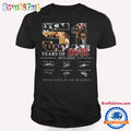 51 Years Of ACDC 1973-2024 Thank You For The Memories Signatures T Shirt