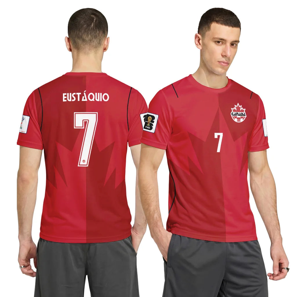 Eust?quio 7 AOP T-Shirt Canada World Cup 2026 Home