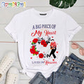 A Big Piece Of My Heart Lives In Heaven Elvis Presley T Shirt