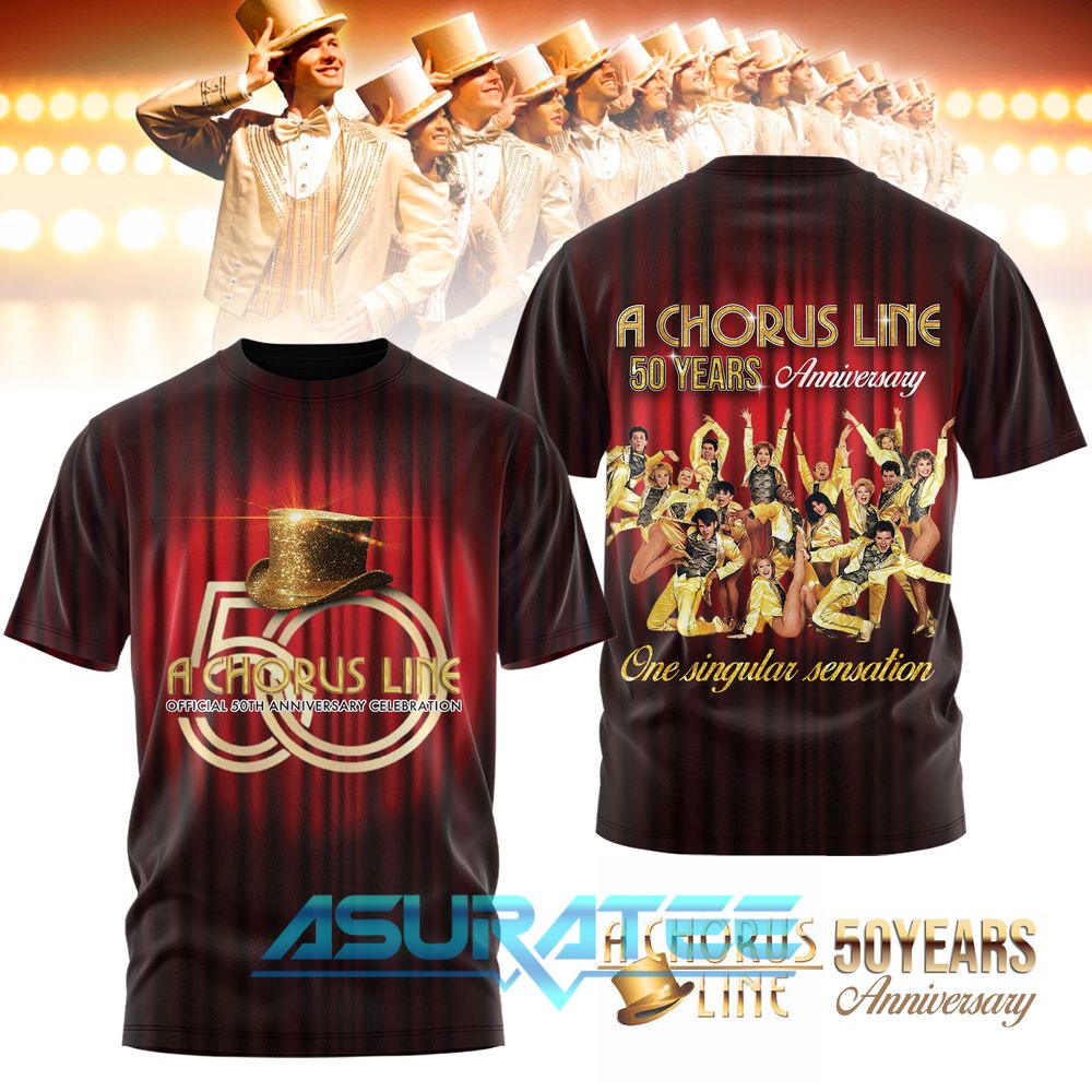 A Chorus Line Official 50th Anniversary Celebration Premium 2025 Shirt