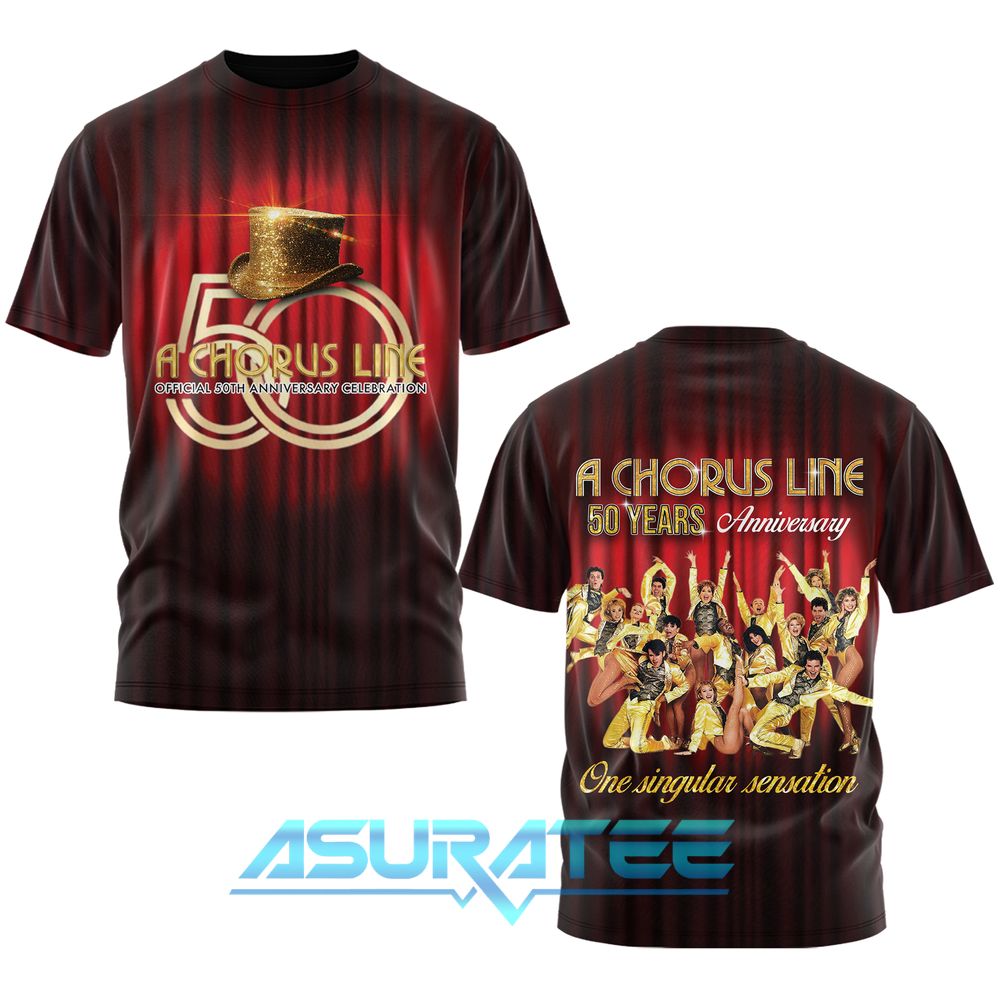 A Chorus Line Official 50th Anniversary Celebration Premium 2025 Shirt