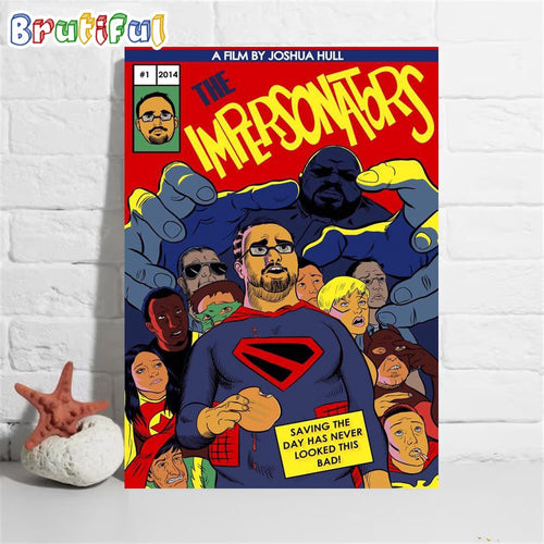 A Film By Joshua Hull The Impersonators Poster Canvas