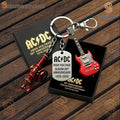 AC/DC High Voltage Album 50th Anniversary 1976-2026 Keychain