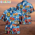ACDC High Way To Hell 2024 Hawaiian Shirt, ACDC Music Band Aloha Shirt