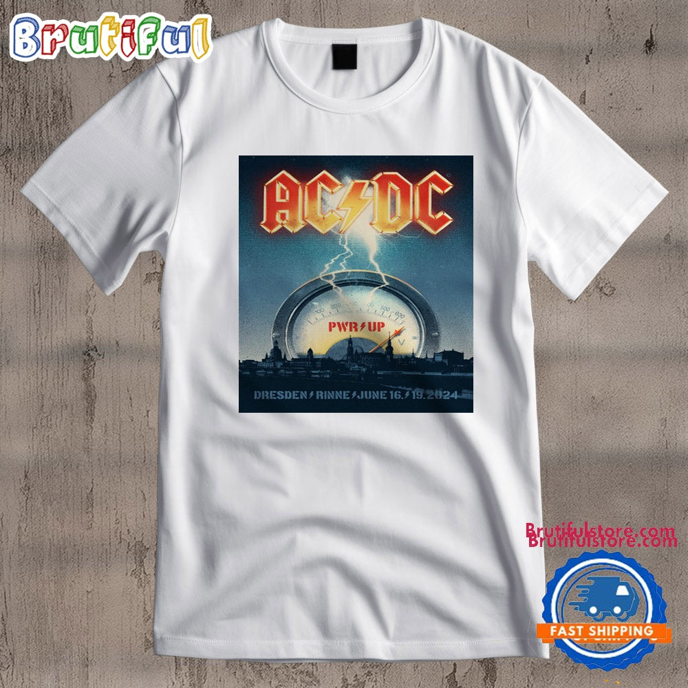 ACDC PWR Up Tour June 16-19 2024 Dresden Rinne T Shirt