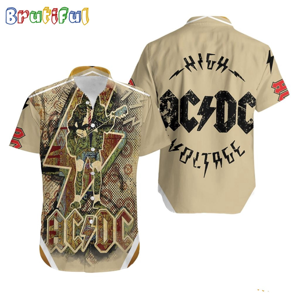 ACDC World Tour Acdc Pwr Up Tour 2024 Hawaiian Shirt Angus Young Highway To Hell Aloha Shirt