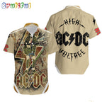 ACDC World Tour Acdc Pwr Up Tour 2024 Hawaiian Shirt Angus Young Highway To Hell Aloha Shirt