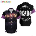 ACDC World Tour Acdc Pwr Up Tour 2024 Hawaiian Shirt Never Forget Aloha Shirt
