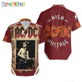 ACDC World Tour Acdc Pwr Up Tour 2024 Hawaiian Shirt No Bull Aloha Shirt