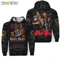 ACDC World Tour Acdc Pwr Up Tour 2024 Hoodie Hells Bells I Got My Bell Gonna Take You To Hell Hoodie