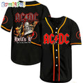 ACDC World Tour Acdc Pwr Up Tour 2024 Jersey Got My Bell Rock Band Baseball Jersey Shirt