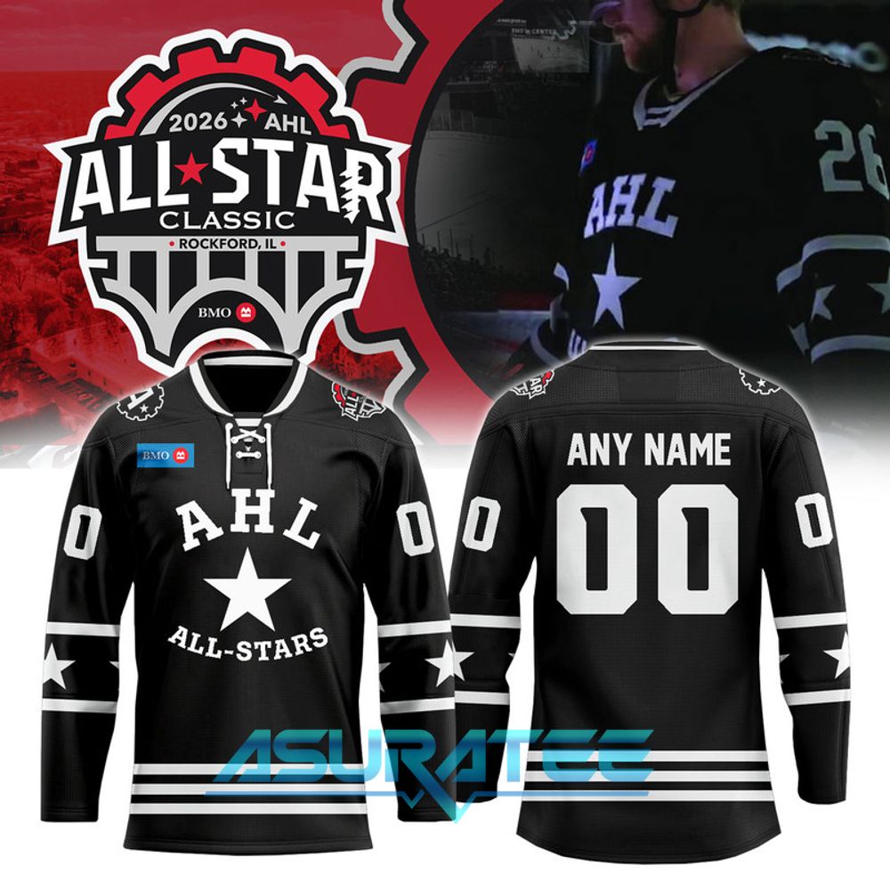 AHL All-Star 2026 Classic Black Hockey Jersey