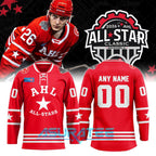 AHL All-Star 2026 Classic Red Hockey Jersey