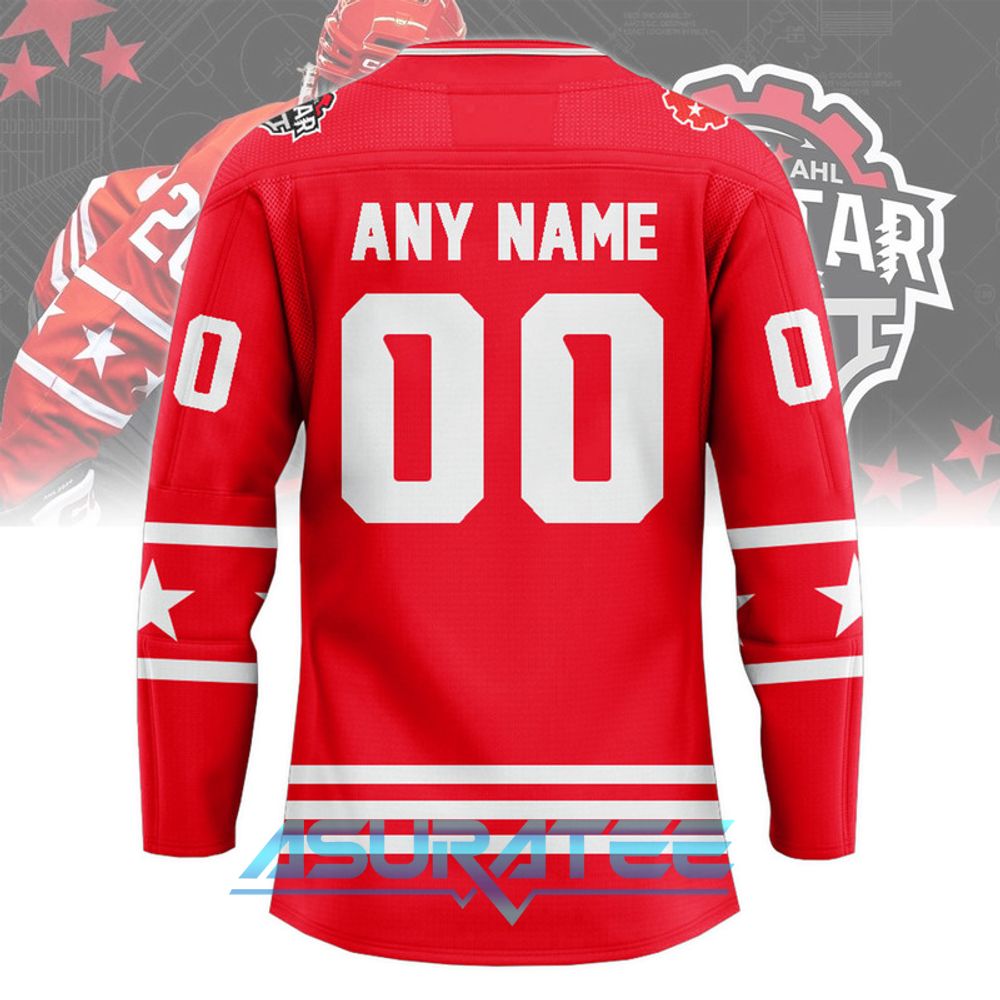 AHL All-Star 2026 Classic Red Hockey Jersey