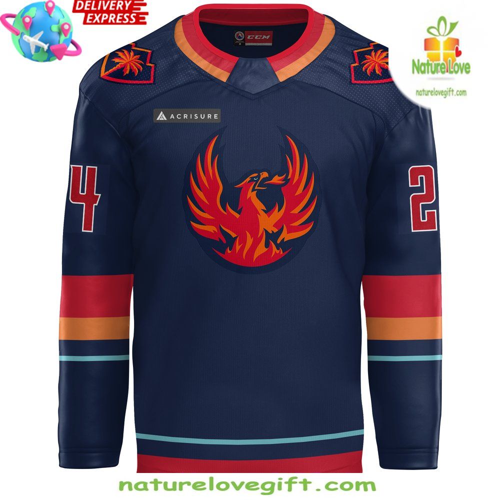 Firebirds Hockey Jersey 2026 Derek Laxdal AHL Coachella Valley