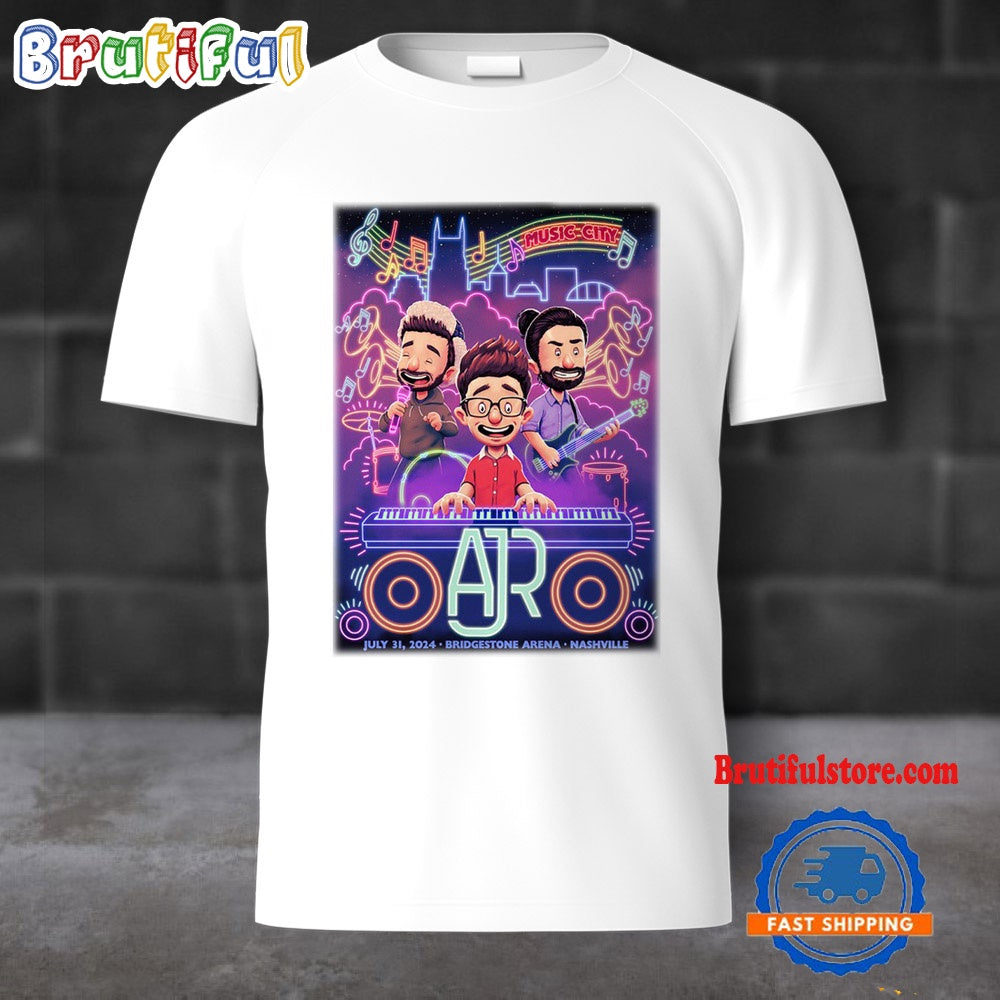 AJR Bridgestone Arena Nashville TN July 31 2024 T Shirt