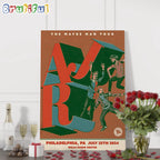 AJR Brothers Band Wells Fargo Center Philadelphia PA July 25 2024 Wall Art Poster Canvas