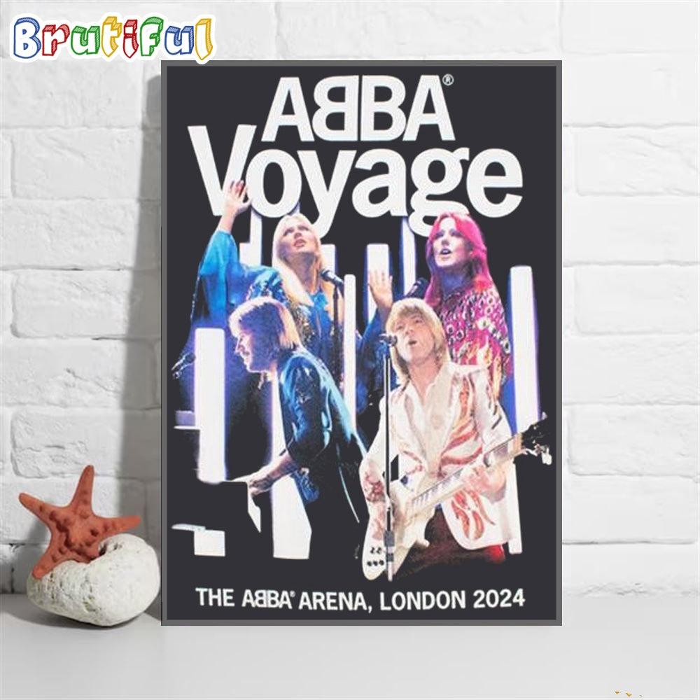 Abba Voyage The Abba Arena London Tour 2024 Poster Canvas Art