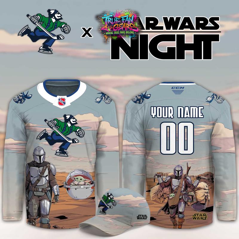 Abbotsford Canucks 2026 Star Wars Night Limited Edition Hockey Jersey