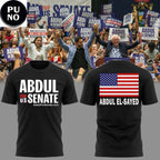 Abdul El-Sayed Wins Michigan Democratic 2026 US Flag Hoodie T-Shirt
