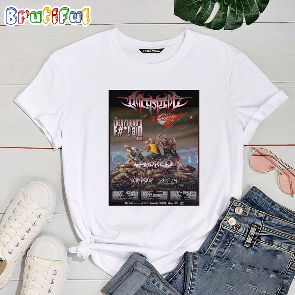 Aborted North American Tour With Archspire And Carcosa And Alluvial T-Shirt