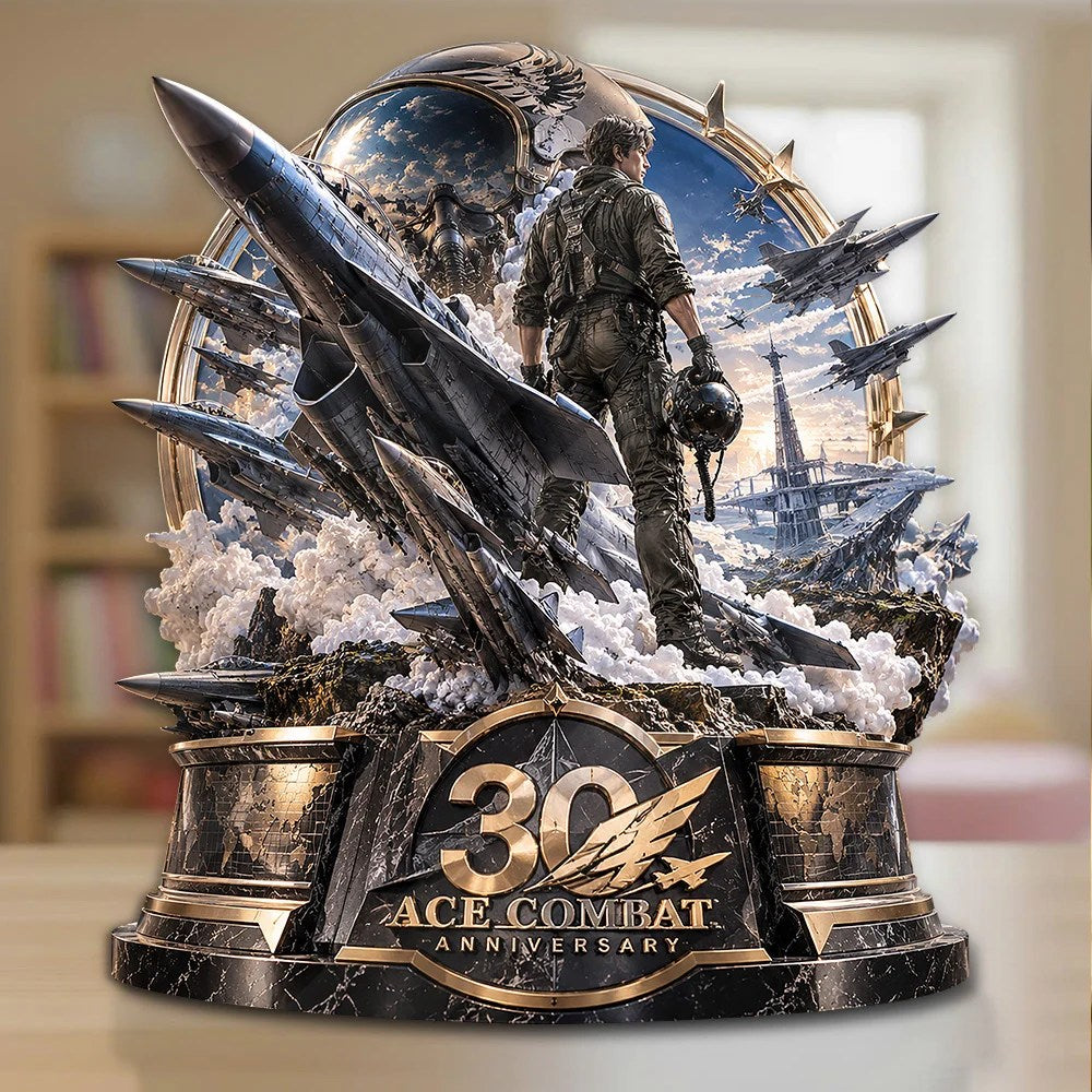 Ace Combat 30th Anniversary Custom Shape Acrylic Plaque – GNE9140