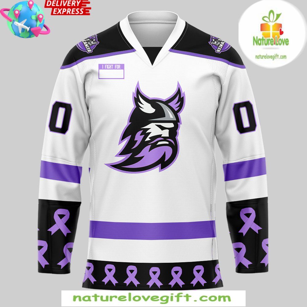 Hockey Jersey Adirondack Thunder Fight Cancer 2026