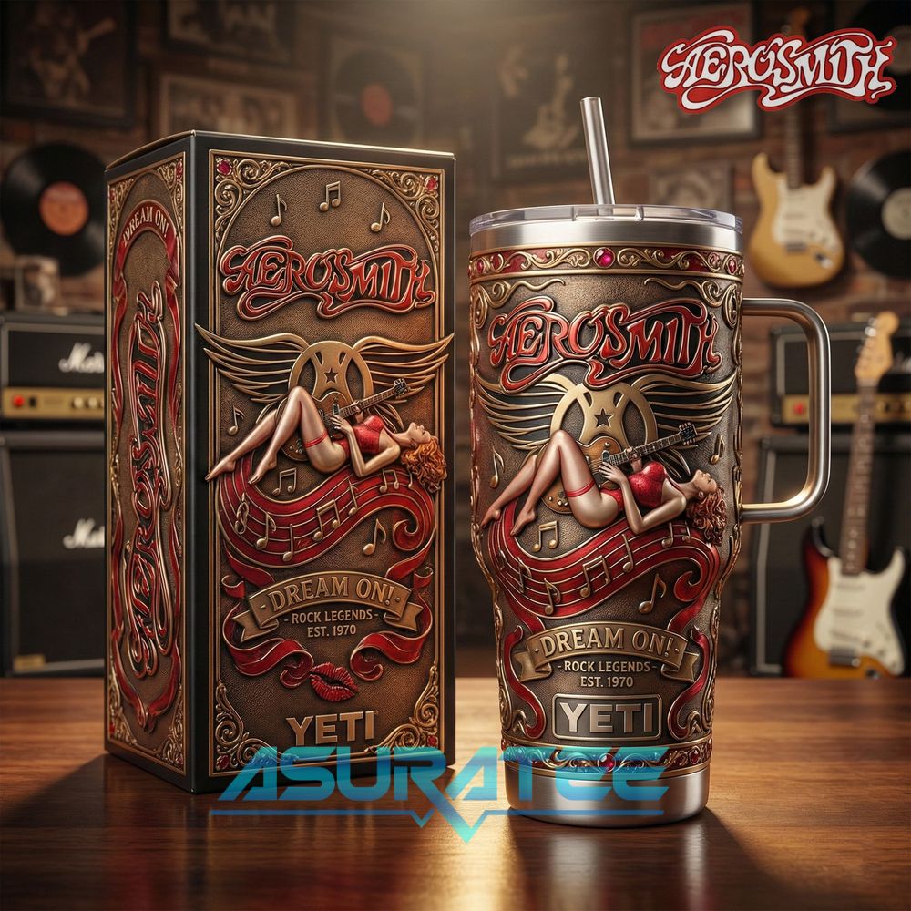 Aerosmith Dream On Limited Edition YETI Tumbler