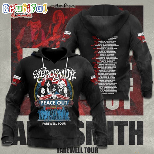 Aerosmith Peace Out Farewell Tour Hoodie T-Shirt