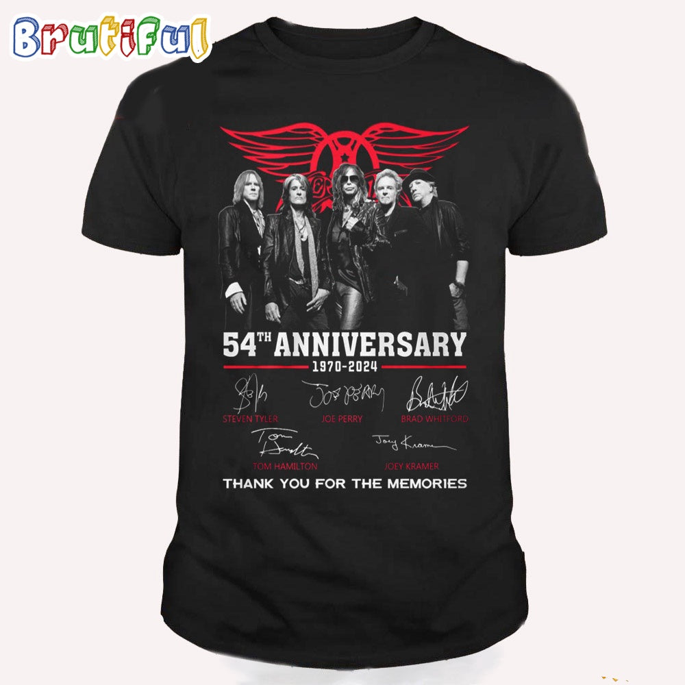 Aerosmith Peace Out Tour 50th Anniversary Thank You For The Memories T Shirt