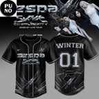Aespa Live Tour Synk Complexity 2026 Signature Personalized Baseball Jersey