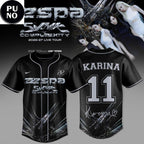 Aespa Live Tour Synk Complexity 2026 Signature Personalized Baseball Jersey