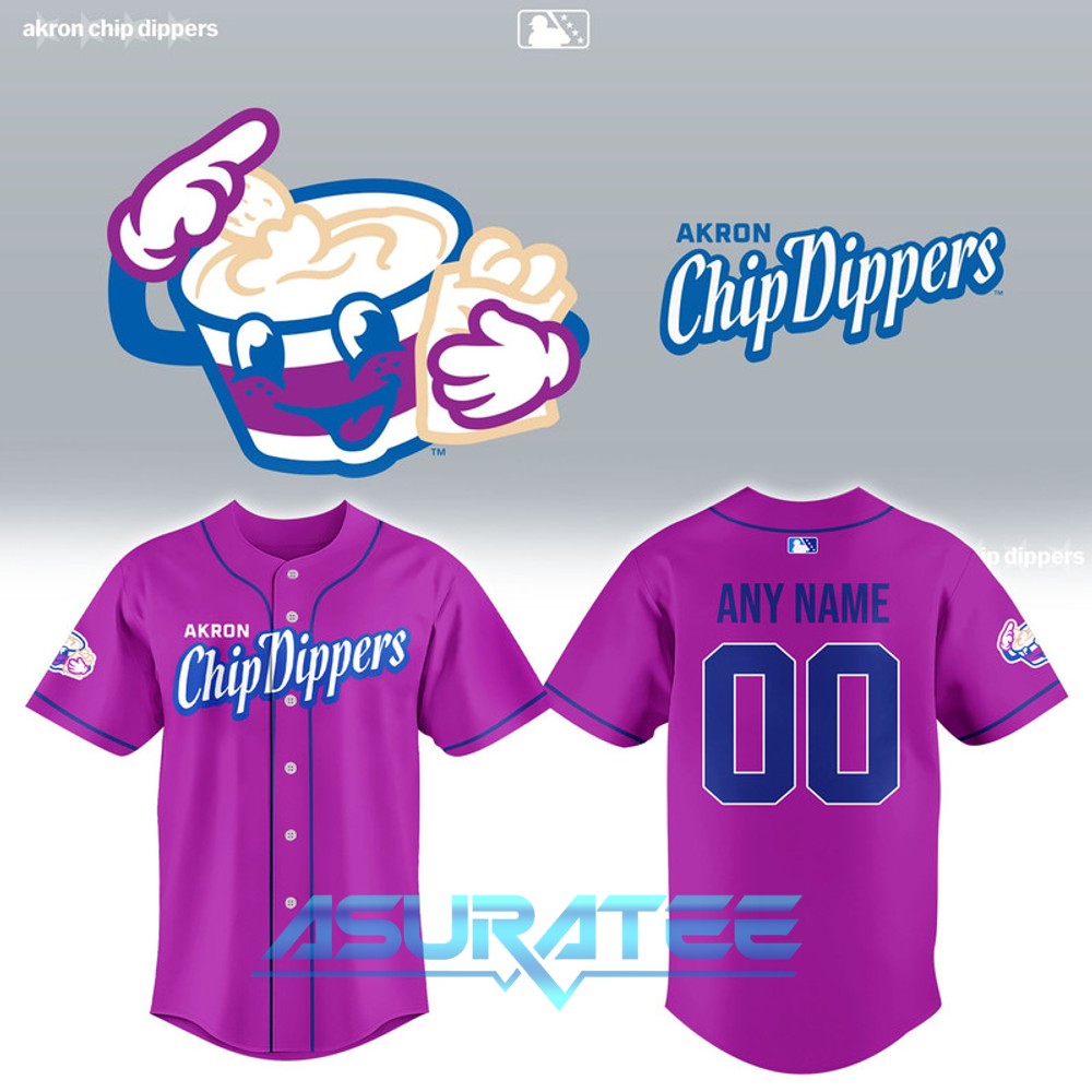 Akron Chip Dippers Only in Akron Two Nights Baseball Jersey