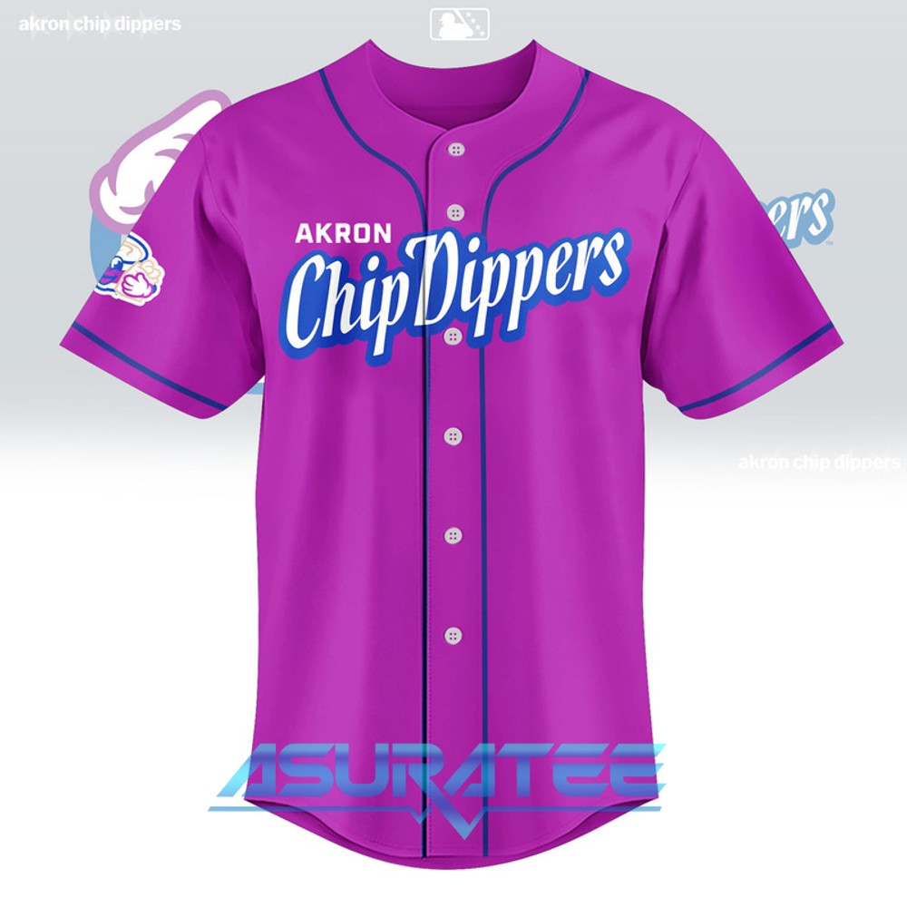 Akron Chip Dippers Only in Akron Two Nights Baseball Jersey