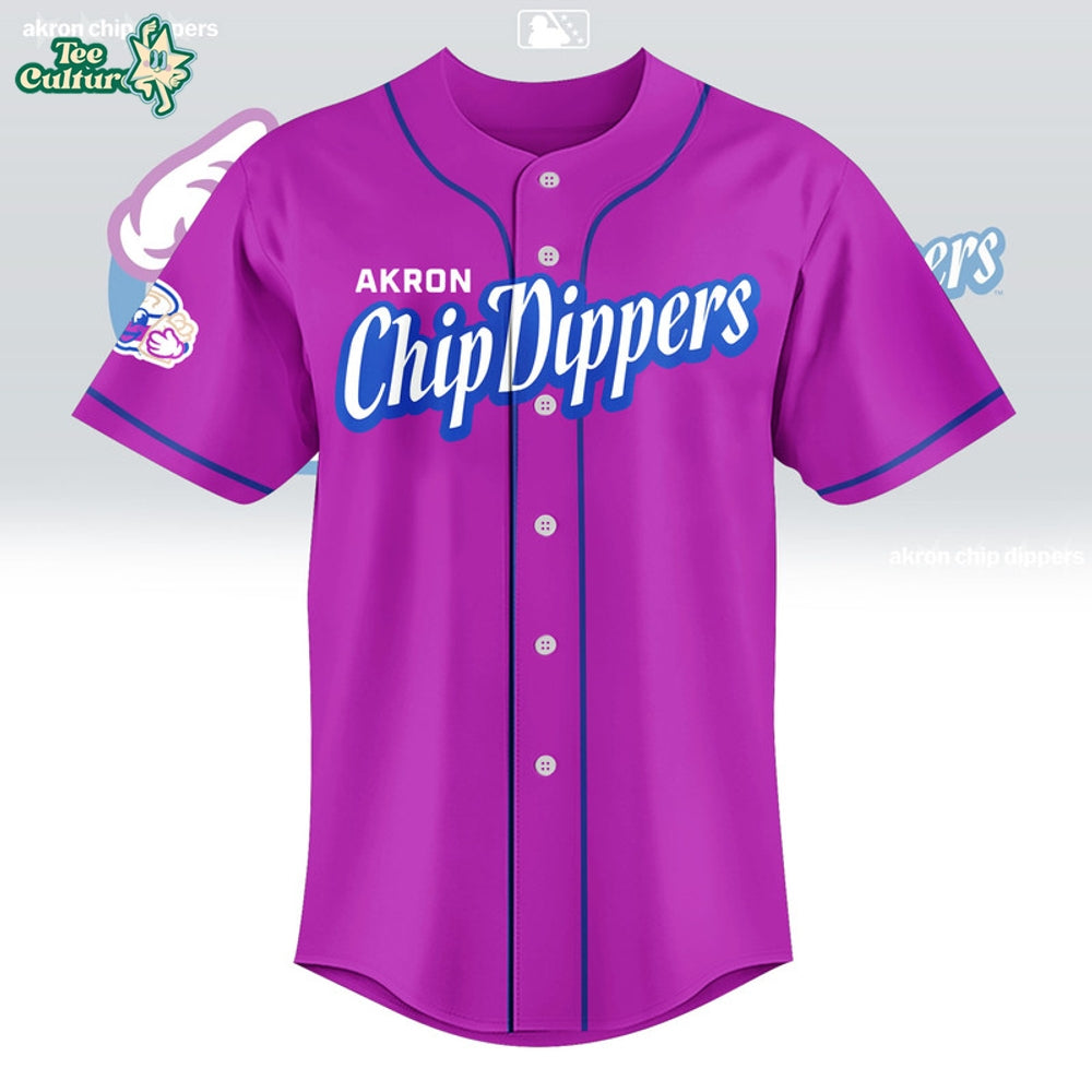 Akron Chip Dippers Only in Akron Two Nights Baseball Jersey