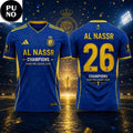Al-Nassr FC 2026 Champions Saudi Pro League Blue Shirt