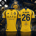 Al-Nassr FC 2026 Champions Saudi Pro League Yellow Shirt