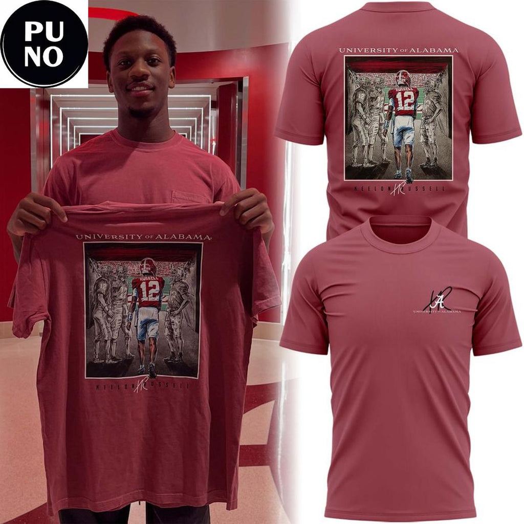 Alabama Crimson Tide 2026 Keelon Russell Signature T-shirt