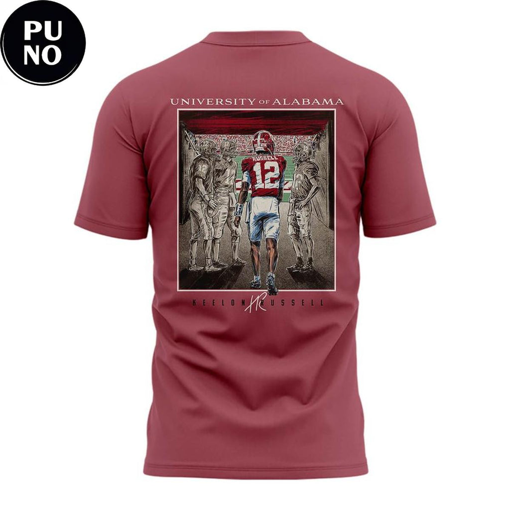 Alabama Crimson Tide 2026 Keelon Russell Signature T-shirt