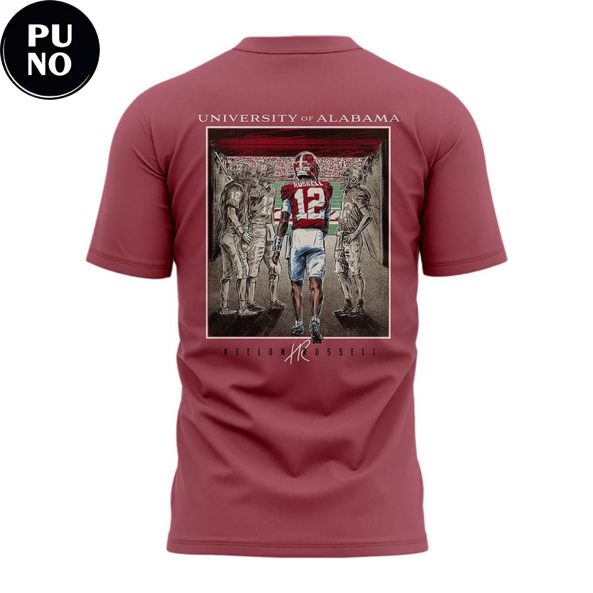 Alabama Crimson Tide 2026 Keelon Russell Signature T-shirt