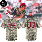 Alabama Crimson Tide 2026 Military Appreciation Camo Personalized Baseball Jersey