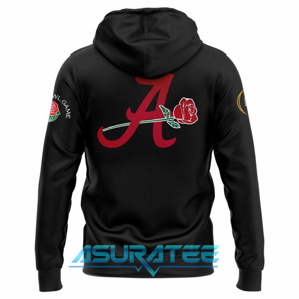 Alabama Crimson Tide 2026 Rose Bowl Game Black Hoodie