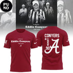 Alabama Crimson Tide Eddie Conyers Thank You For The Memories 1928-2026 Hoodie T-Shirt